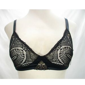 Calvin Klein CK Black Audacious Lace Bralette Blak size Small